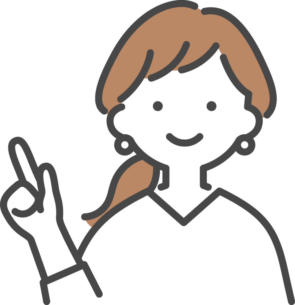 女性のイラスト